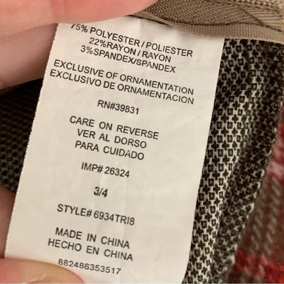 XOXO Women Pleated Y2K Career Office Skirt Brown Corpcore Preppy Size 3/4 - Picture 6 of 9